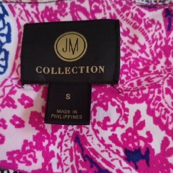 JM Collection Multicolor Patterned Blouse - Picture 8 of 11